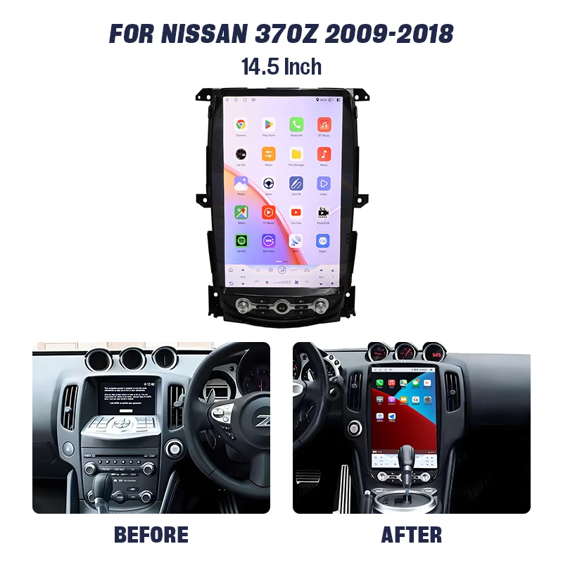 For Nissan 370Z 2009-2018 - 14.5 Before After